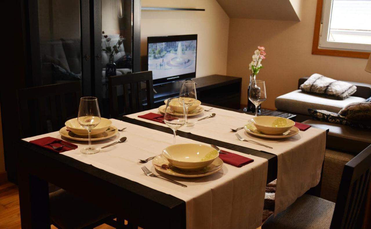 Apartamentos Gallaecia Val do Dubra Bagian luar foto