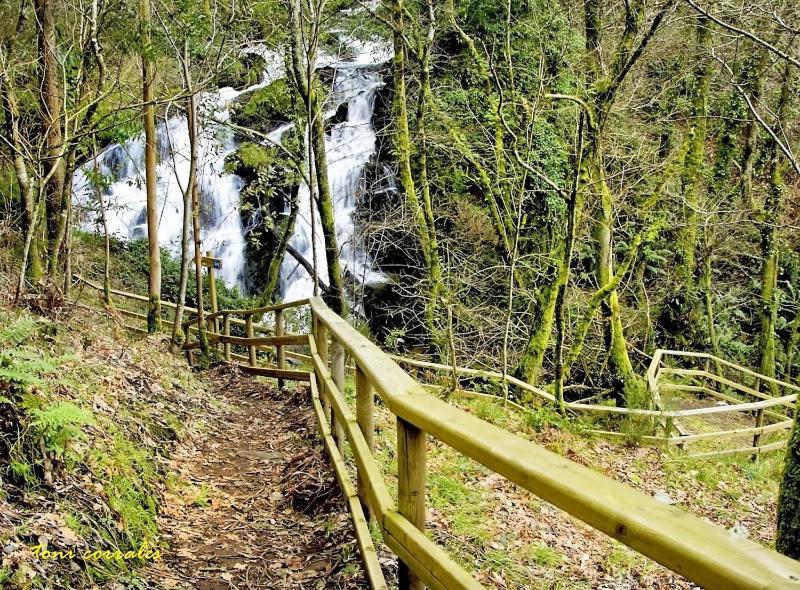 Apartamentos Gallaecia Val do Dubra Bagian luar foto